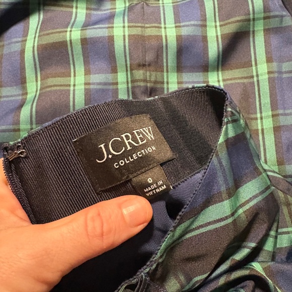 J Crew Collection Tartan Plaid Ruffle Skirt Size 0 - Picture 6 of 7